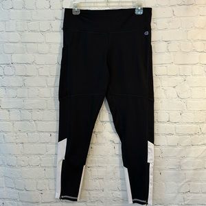 Champion athletic wear with zippers at bottom and pockets